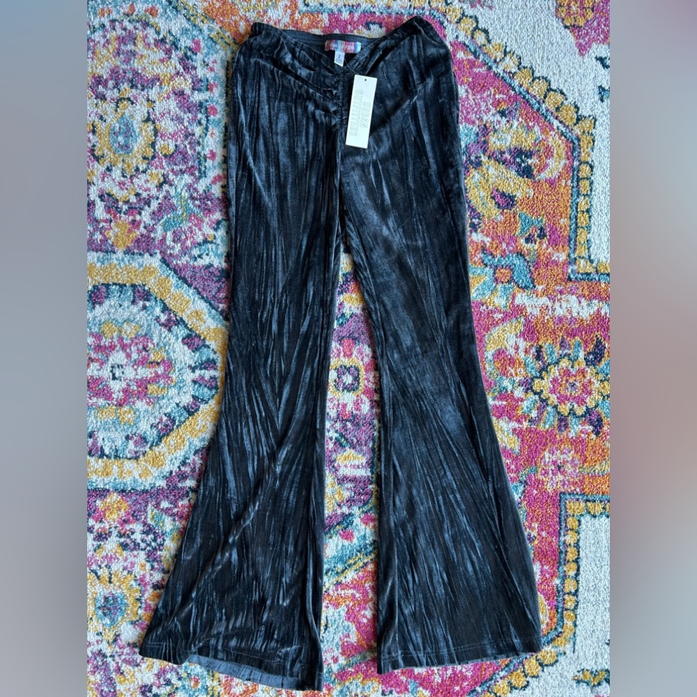 Urban Outfitters Navy Velvet Pants